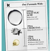 Nettoyant doux efficace pour le traitement contre l'acné