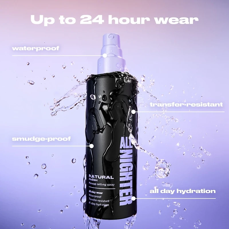 All Nighter Waterproof Makeup Setting Spray with 24HR Wear
