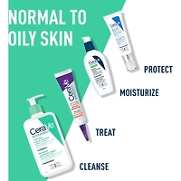 Nettoyant moussant doux pour le visage pour peau mixte à grasse