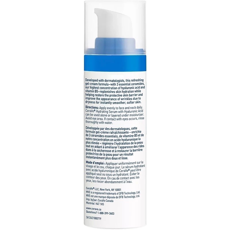 Sérum Hydratant avec Acide Hyaluronique
