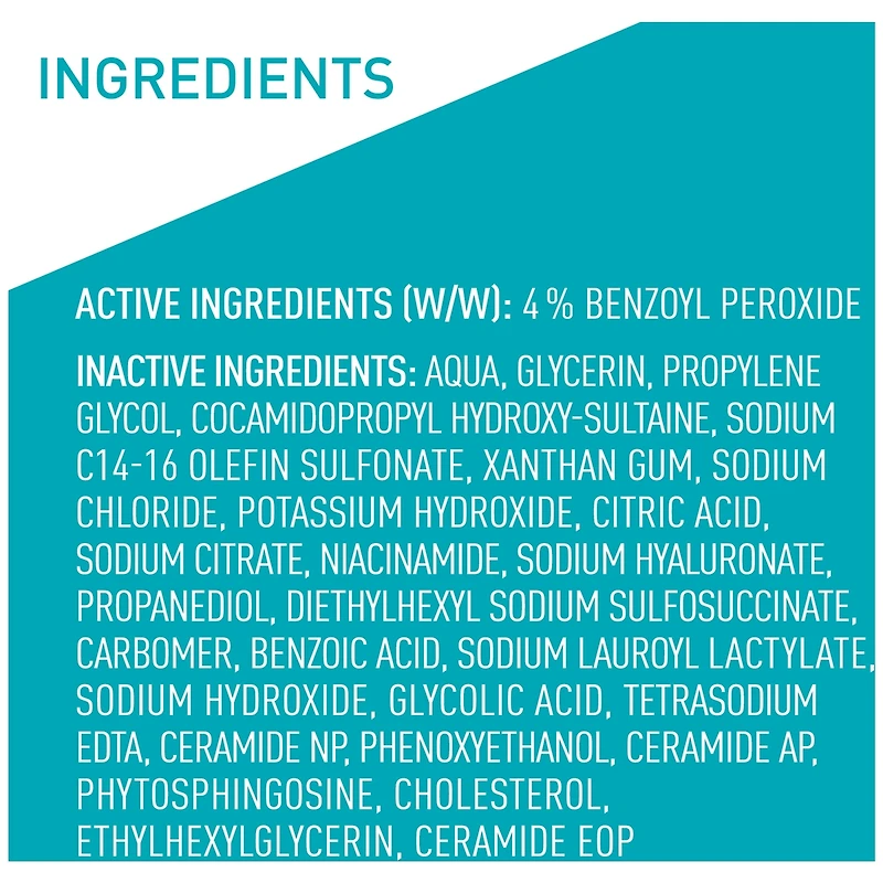 Nettoyant Moussant Contre l'Acné CeraVe