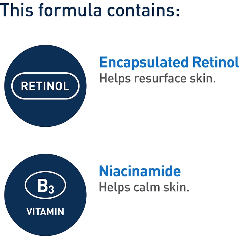 Sérum visage au rétinol resurfaçant avec niacinamide