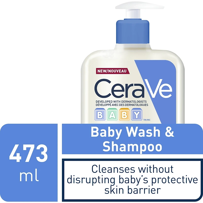 Nettoyant et Shampooing pour Bébé CeraVe 473mL