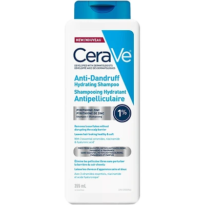 CeraVe Anti-Dandruff Hydrating Shampoo