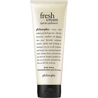 fresh cream warm cashmere body lotion, conditioning & moisturizing formula
