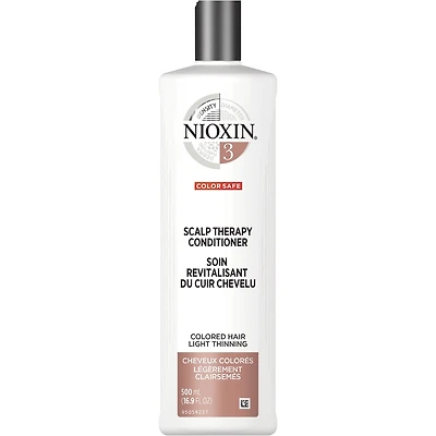 Conditionneur Scalp Therapy Systèm 3  Nioxin - pour cheveux colorés et légèrement clairsemés