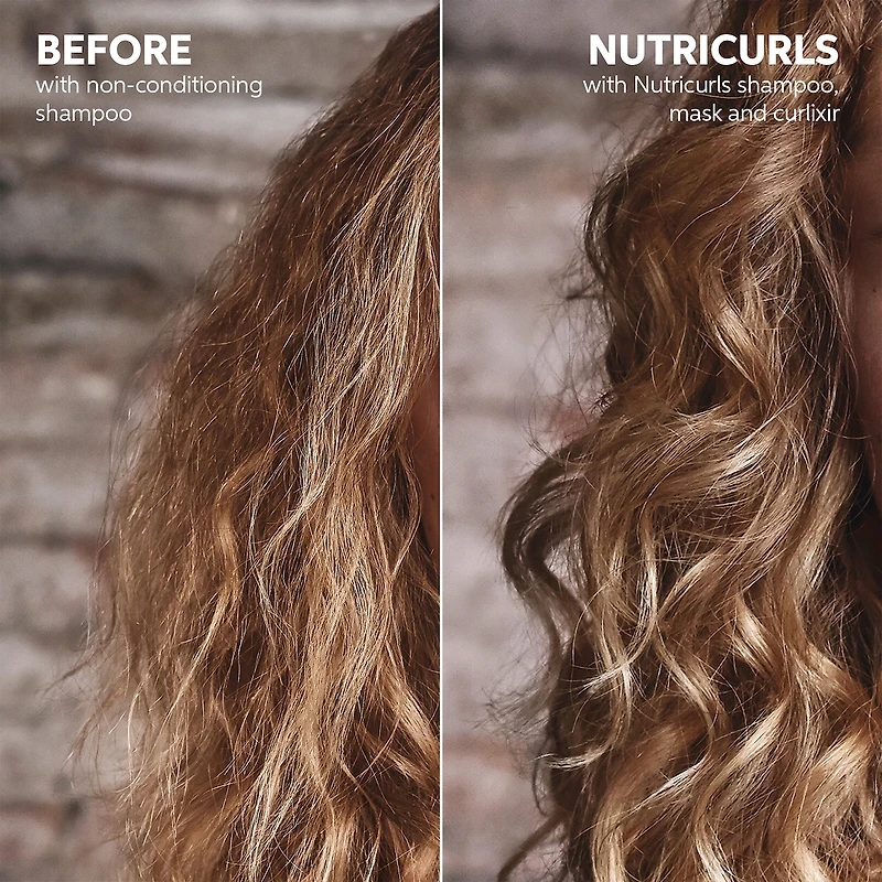 Spray nutritif Nutricurls Milky Waves pour les ondulations de Wella Professionals, 150 mL