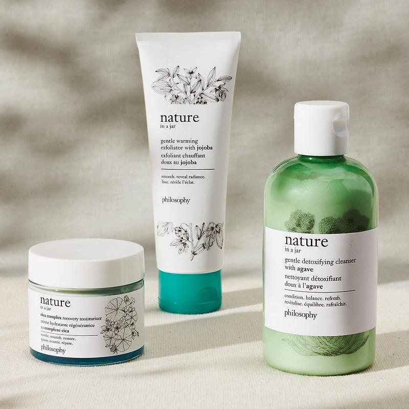 nature in a jar gentle detoxifying cleanser with agave