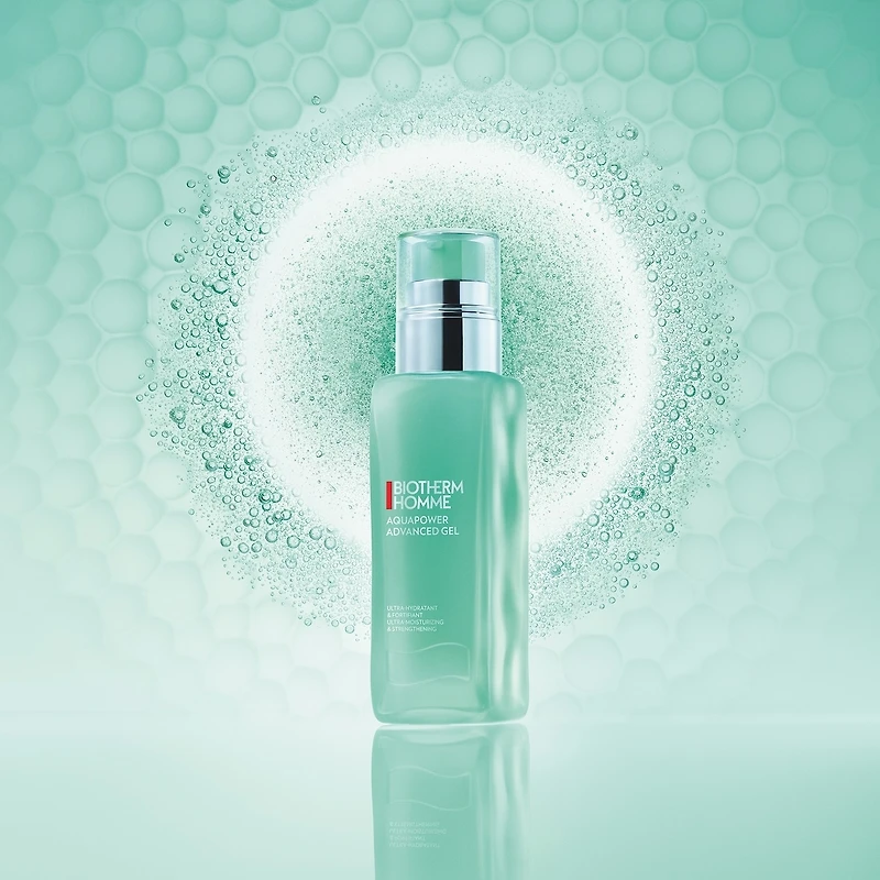 Gel Aquapower, hydratant et fortifiant 48 h Homme peau normale à mixte