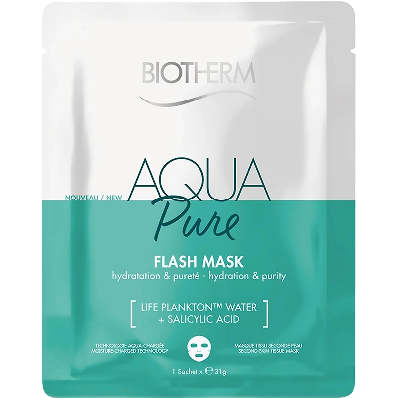 Masque Aqua Pure Flash Mask avec acide salicylique