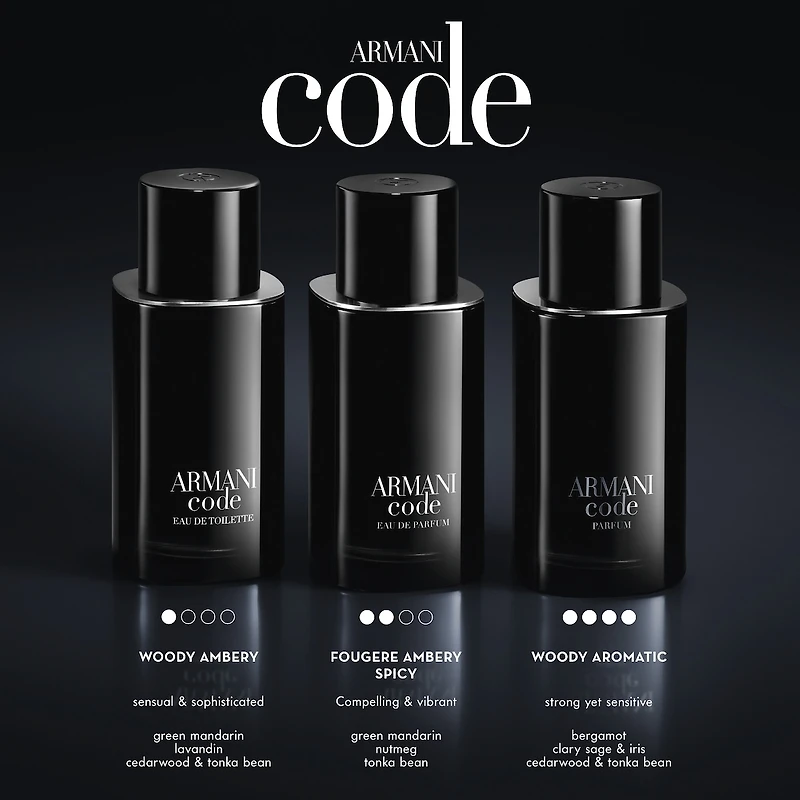 Armani Code Eau de Parfum, fougère ambrée