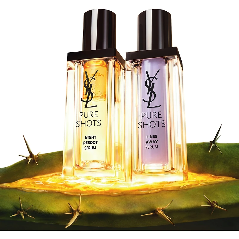 Pure Shots Night Reboot - Glycolic Acid Anti-Aging Face Serum for All Skin Types