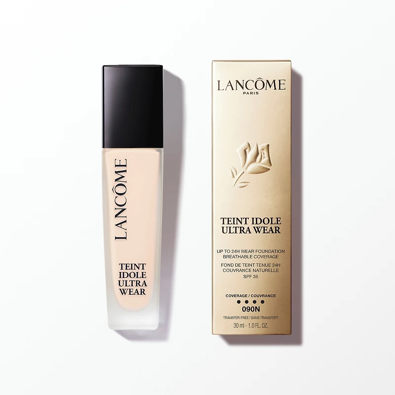 Teint Idole Ultra Wear, 24H Liquid Foundation With Hydrating Serum & Hyaluronic Acid