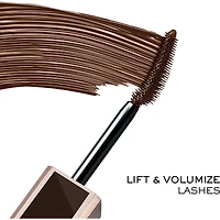 Mascara brun volumisant Lash Idôle, tenue 24 h