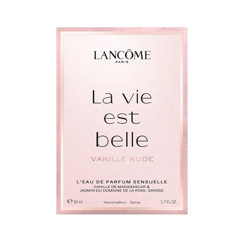 Eau de parfum sensuelle La vie est belle Vanille Nude