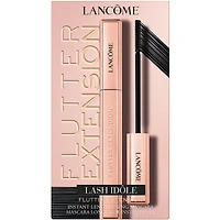 Coffret Lash Idôle Flutter Extension mascara 
allongeant et Lip Idôle Butterglow baume à lèvres