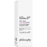 niacinamide topique en poudre à 100 % turbo booster b3