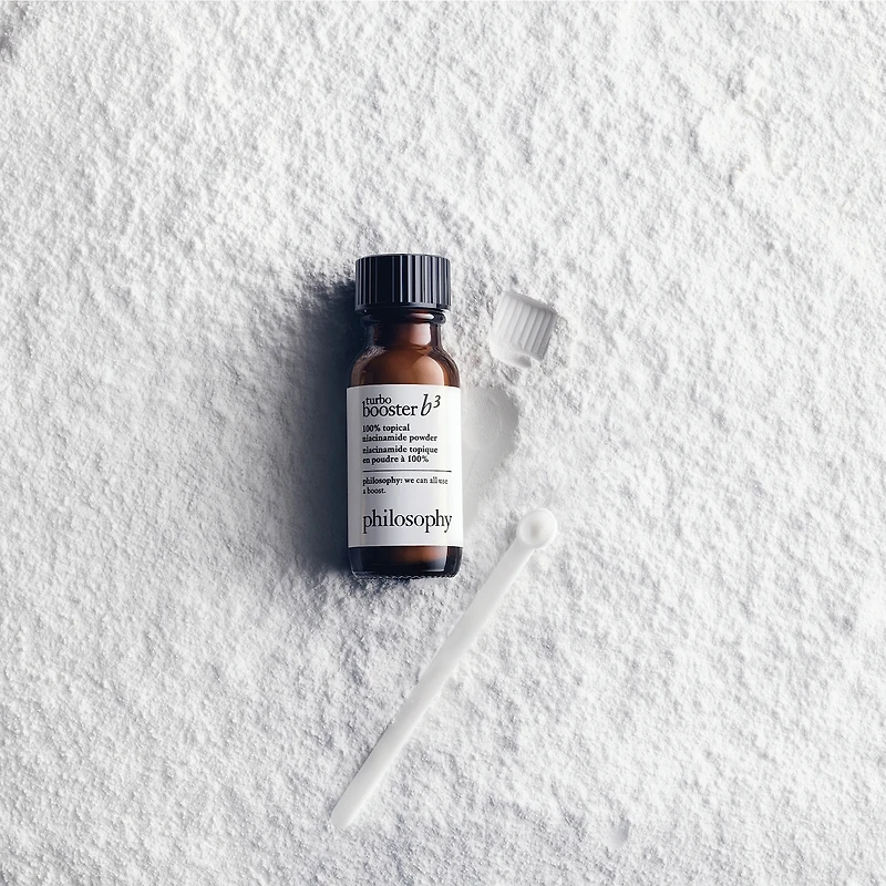niacinamide topique en poudre à 100 % turbo booster b3
