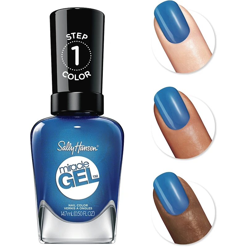 Miracle Gel™ Nail Colour, 2 Step Gel-like System, No UV Light Needed