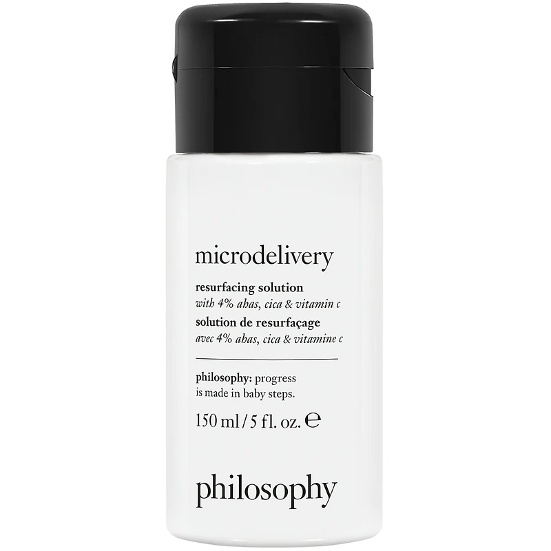 microdelivery resurfacing solution with 4% ahas, cica & vitamin c