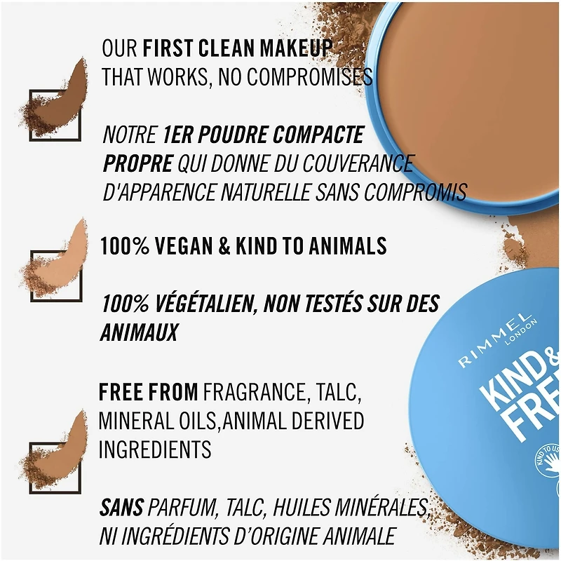 RIMMEL KIND & FREE Pressed Powder