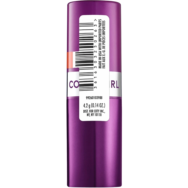 Simply Ageless Moisture Renew Core Lipstick Infused with Hyaluronic Complex, Coconut Oil & Vitamin E