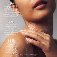 shampoing, gel douche et bain moussant salted citrus pour femme, nettoie, revitalise, adoucit la peau & les cheveux