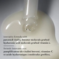 dose of wisdom™ sérum réactivant pour une peau rebondie hydratée et soutenue grace au collagène, enrichi en oxygène, vitamine C acide hyaluronique