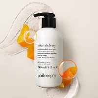 nettoyant exfoliant microdelivery pour le visage