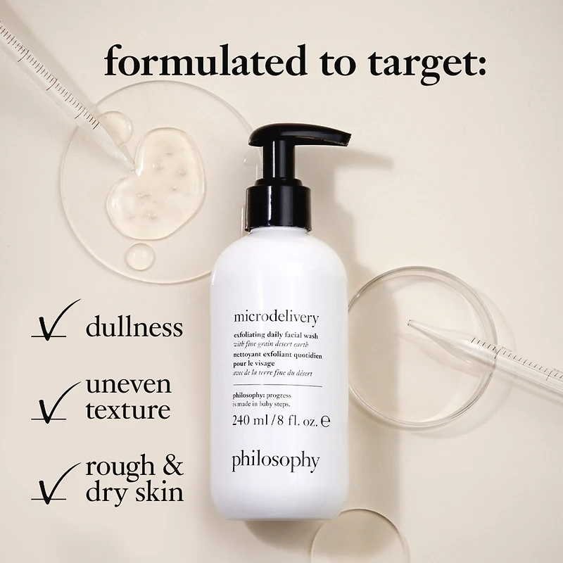 nettoyant exfoliant microdelivery pour le visage