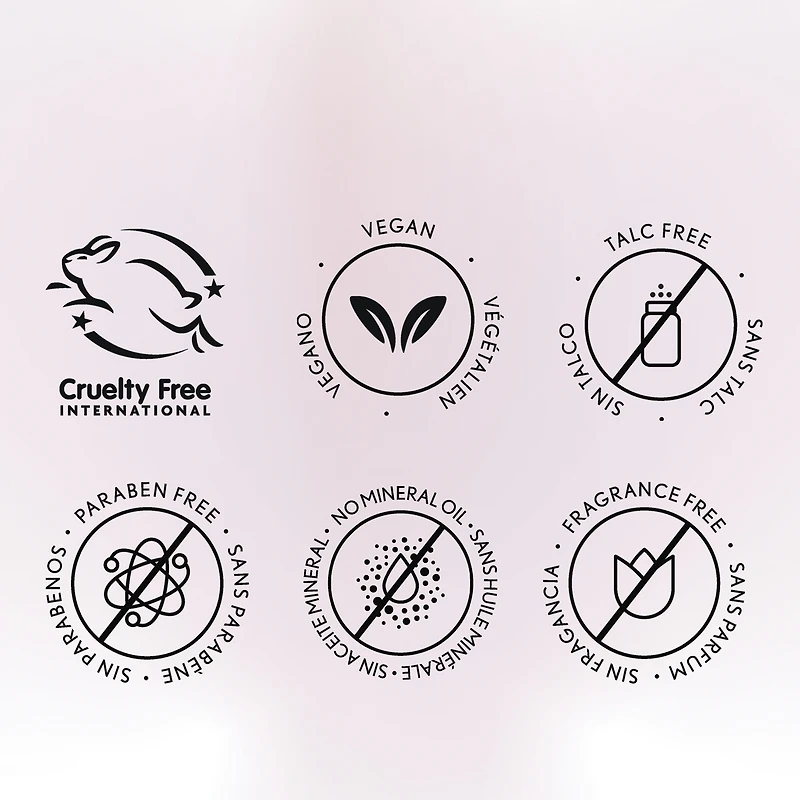 Palette de 4 fards à paupières Clean fresh, formule propre et végétalienne sans talc, huile minérale, paraben parfum, hautement pigmenté