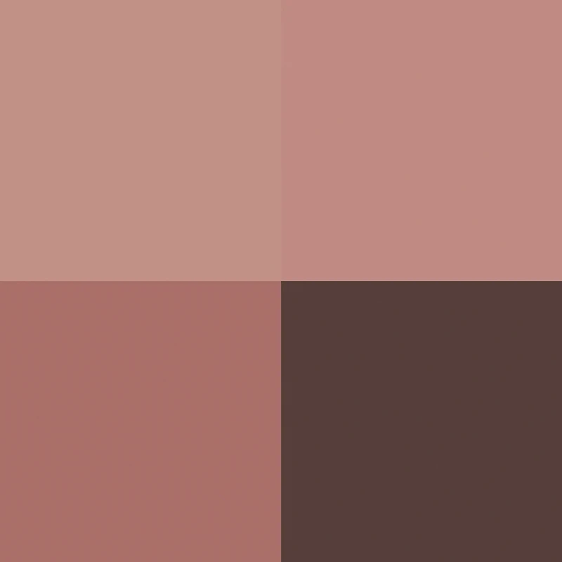 Palette de 4 fards à paupières Clean fresh, formule propre et végétalienne sans talc, huile minérale, paraben parfum, hautement pigmenté
