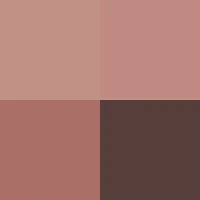 Palette de 4 fards à paupières Clean fresh, formule propre et végétalienne sans talc, huile minérale, paraben parfum, hautement pigmenté