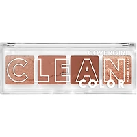 Clean Fresh Colour Quad, and vegan formula without talc, mineral oil, paraben fragrance, highly pigmented eyeshadow