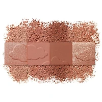 Clean Fresh Colour Quad, and vegan formula without talc, mineral oil, paraben fragrance, highly pigmented eyeshadow
