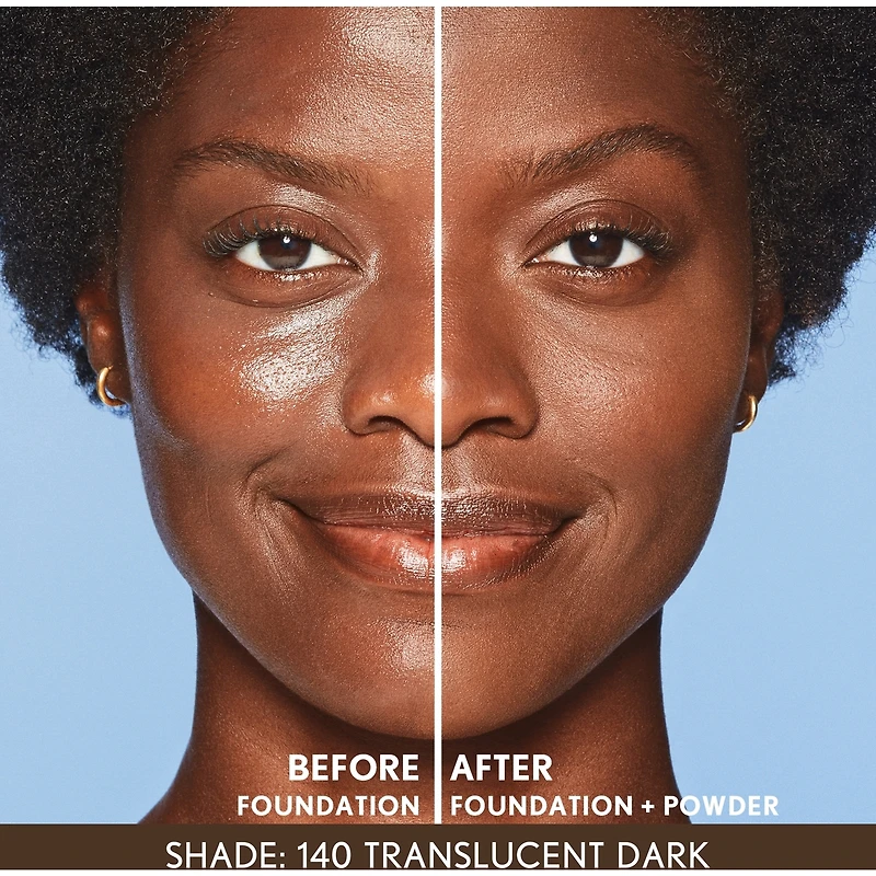 Clean Invisible Loose Powder, 100% natural origin pigments & only 15 essential non-clogging ingredients, lightweight, breathable formula