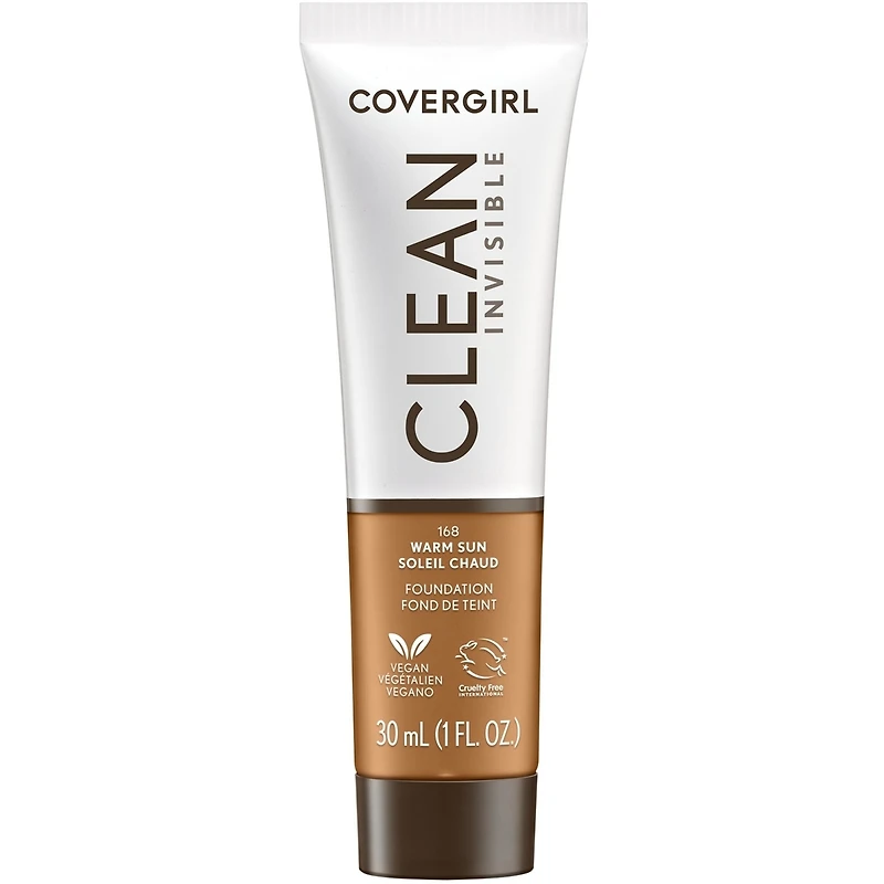 Clean Invisible, Foundation, Blendable Formula, Buildable Coverage, Lightweight, Natural Finish, Non-Comedogenic