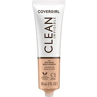 Clean Invisible, Foundation, Blendable Formula, Buildable Coverage, Lightweight, Natural Finish, Non-Comedogenic