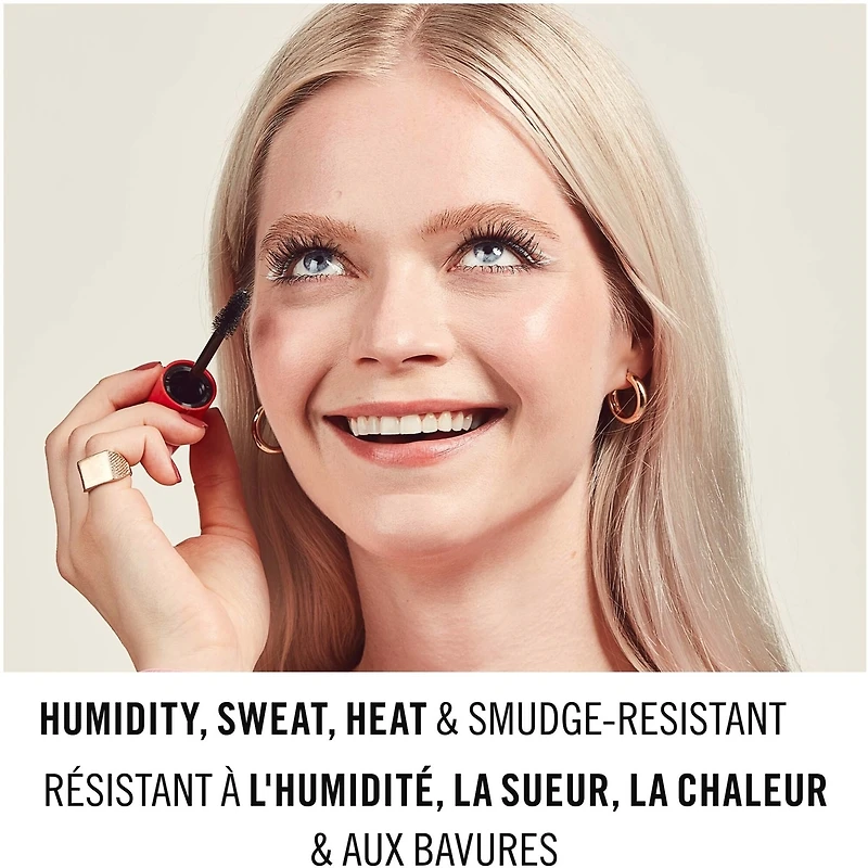 Scandaleyes Reloaded Mascara, clean and vegan formula for clump-proof application and up to 24 hours of wear