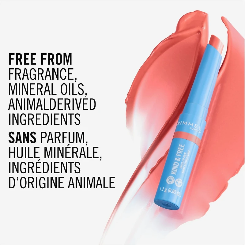 Kind & Free™ Tinted Lip Balm, Hydrating, Lightweight, Vegan Formula