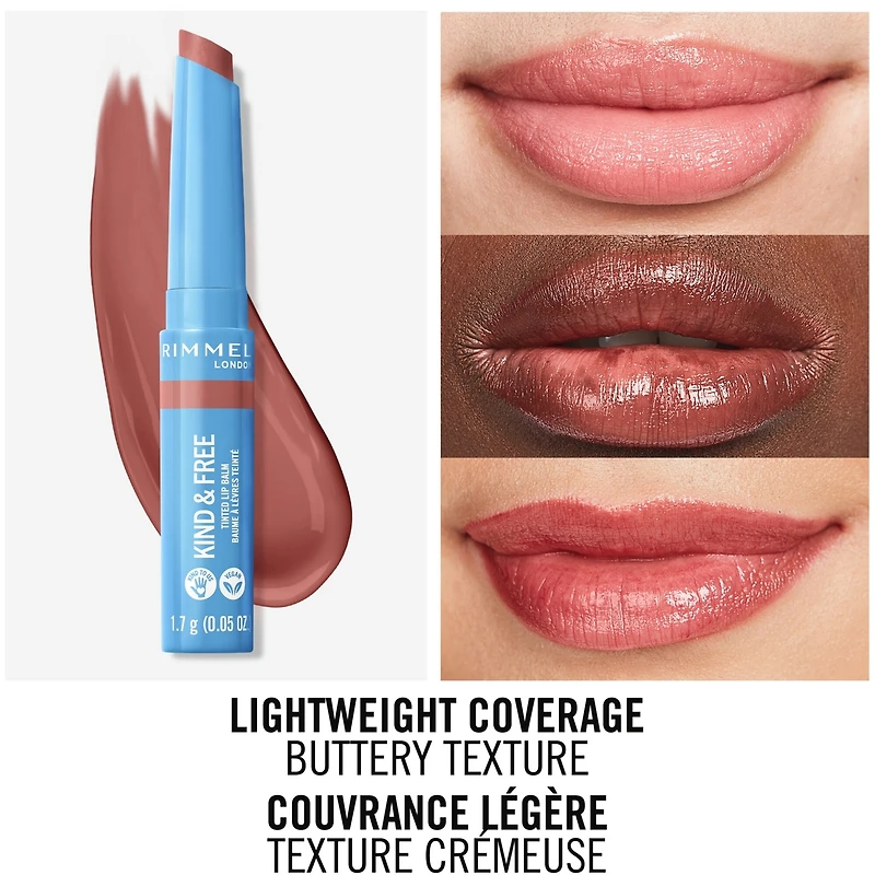 Kind & Free™ Tinted Lip Balm, Hydrating, Lightweight