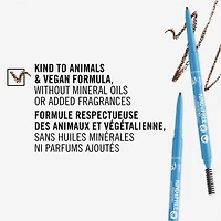 Définisseur de sourcils Kind & Free™, double embout pointe ultra fine et brosse, SANS huiles minérales, formule végétalienne