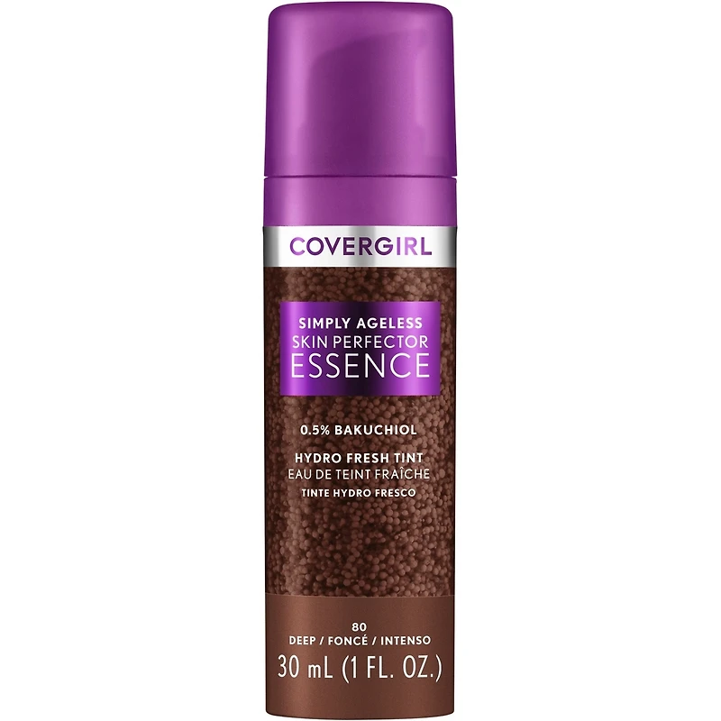 Simply Ageless Fond De Teint Essence Perfecteur Peau, Voile Teinté, Hybride Maquillage Soin, Fini Lumineux Effet Peau Nue,  Formule Vegan