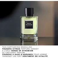Instinct Eau de Parfum for Men, Fougère Citrus Perfume, Captivating & Dynamic David Beckham Fragrance, Sophisticated Perfume Bottle