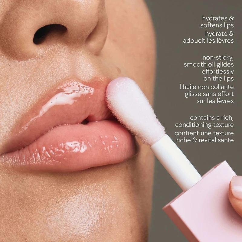 Huile à Lèvres l'huile de noix coco, hydrate, apaise, lisse & repulpe
