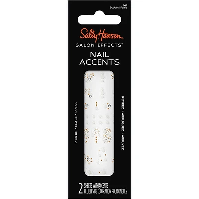Salon Effects Nail Accents, Art Decals, Easy to Use, No Commitment, Use On Polish or Bare Nails, Mix and Match Different Styles