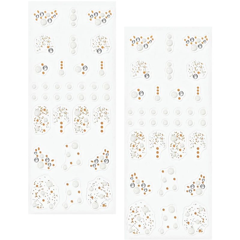 Salon Effects Nail Accents, Art Decals, Easy to Use, No Commitment, Use On Polish or Bare Nails, Mix and Match Different Styles