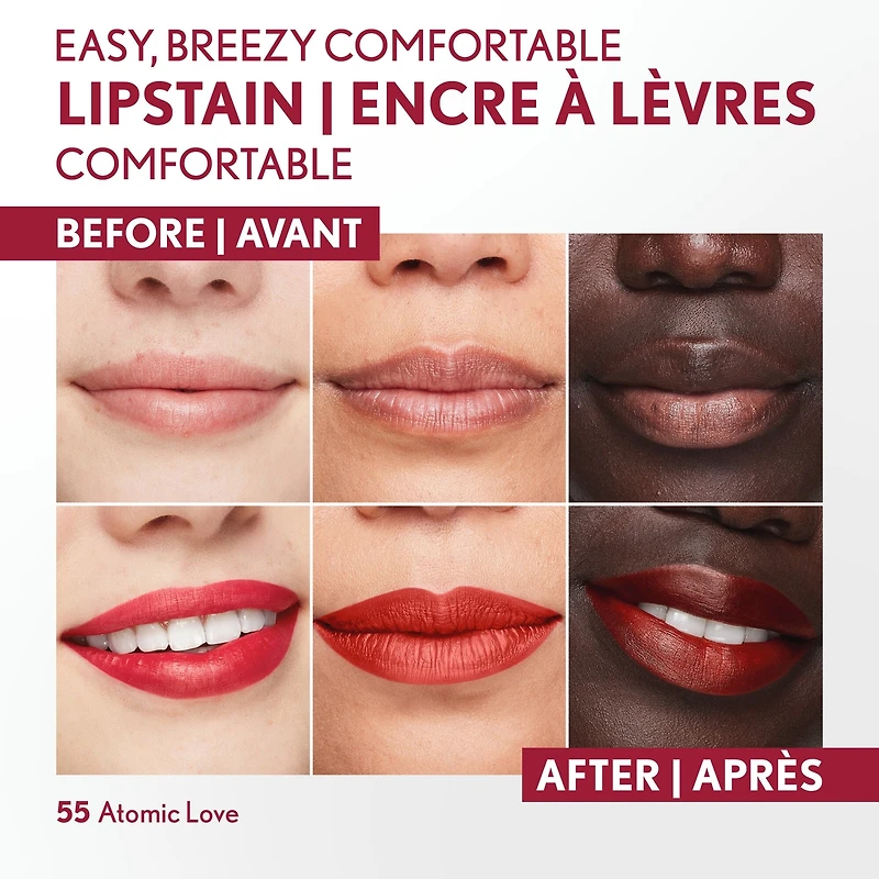 Outlast Lipstain, Smooth Application, Precise Pen-Like Tip, Transfer-Proof, Satin Stained Finish