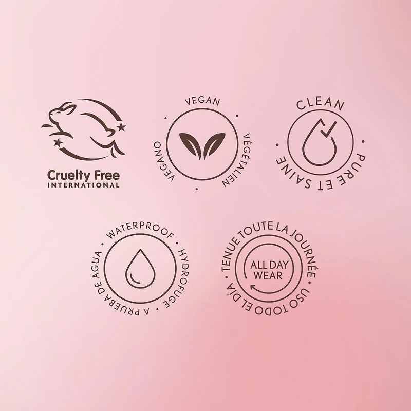 Clean Fresh Brow Enhancer Gel Wax, Flexible Hold, Non-Sticky, Non-Crunchy, All-Day Wear, Vegan Formula