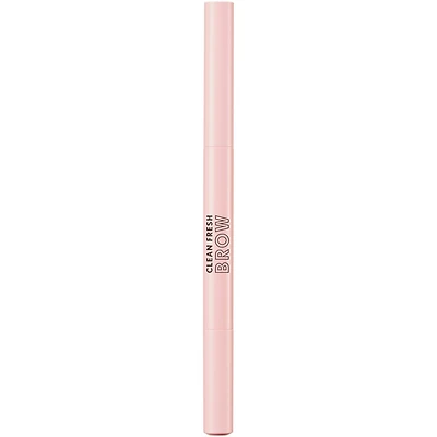 Clean Fresh Brow Filler Pomade Crayon à Sourcils, Pointe Ultra Précise, Formule Crémeuse, Riche en Pigments, Fini Mat Doux, Vegan